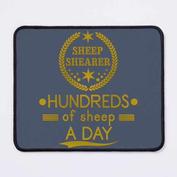 Item preview, Sheep shearer gold 2 designed and sold by RedPoppyStudio.