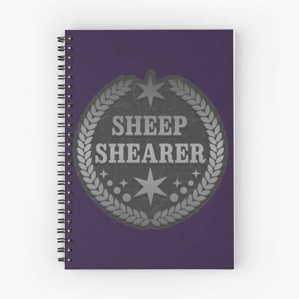Item preview, Sheep shearer silver 1 designed and sold by RedPoppyStudio.