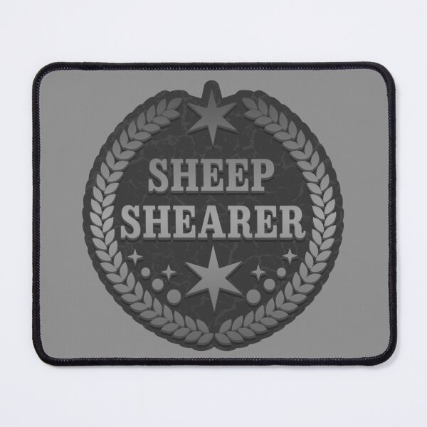Item preview, Sheep shearer silver 1 designed and sold by RedPoppyStudio.