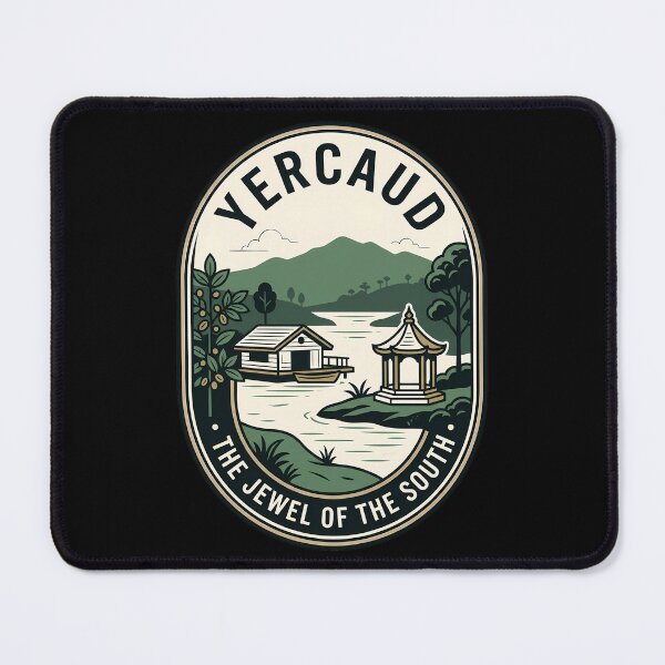 Item preview, Yercaud India Vintage Travel Emblem Nature Badge designed and sold by k3rstman1.