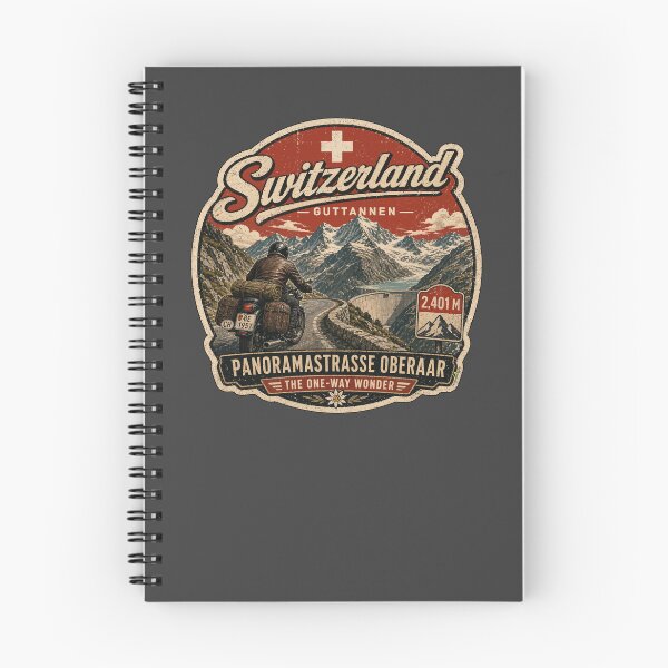 Item preview, Panoramastrasse Oberaar, Grimsel Pass Switzerland Sticker TShirt 04 designed and sold by OuterShellUK.