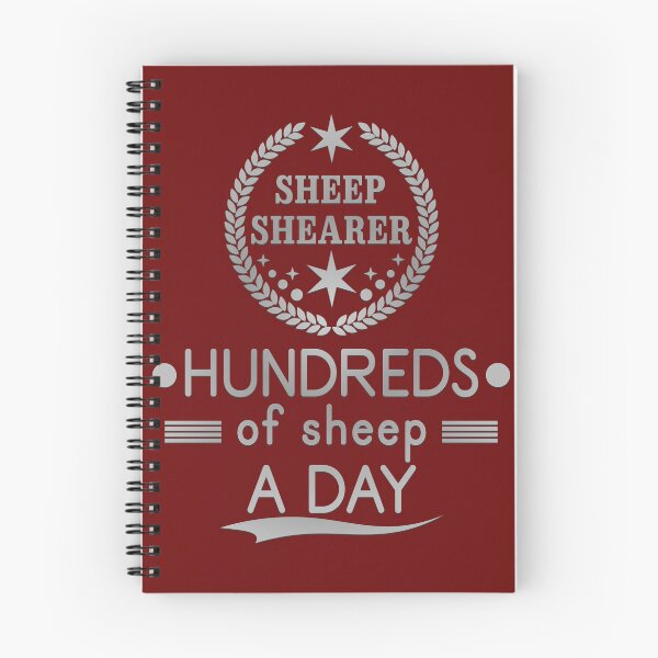 Item preview, Sheep shearer silver 2 designed and sold by RedPoppyStudio.