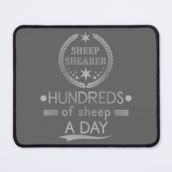 Item preview, Sheep shearer silver 2 designed and sold by RedPoppyStudio.