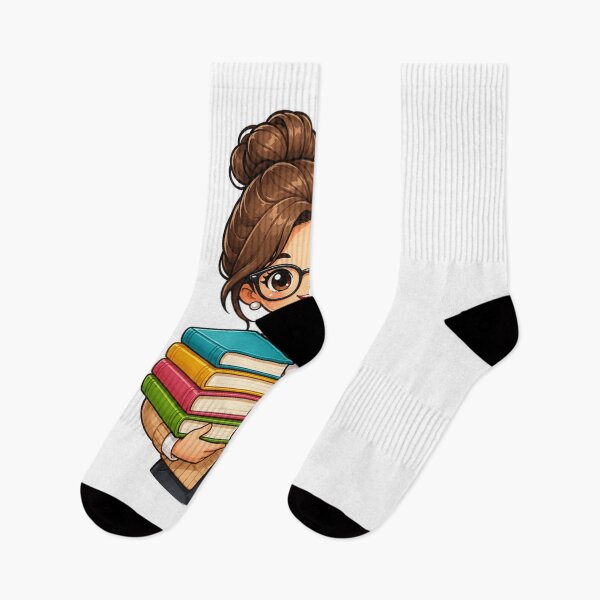 Item preview, Cute Female Teacher with Books | Kawaii Teacher Gift for School designed and sold by Pixanova.