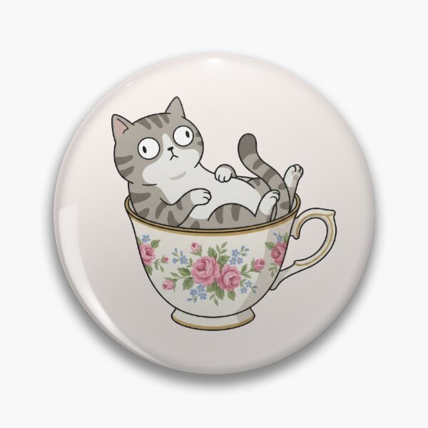 Item preview, a Cup of Weirdness : Funny Silly Cat Cartoon designed and sold by Woketoon.
