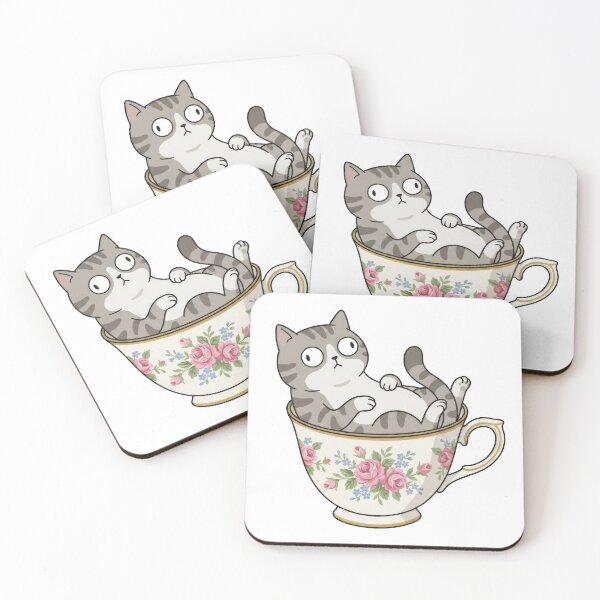 Item preview, a Cup of Weirdness : Funny Silly Cat Cartoon designed and sold by Woketoon.