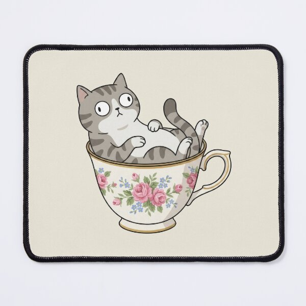 Item preview, a Cup of Weirdness : Funny Silly Cat Cartoon designed and sold by Woketoon.