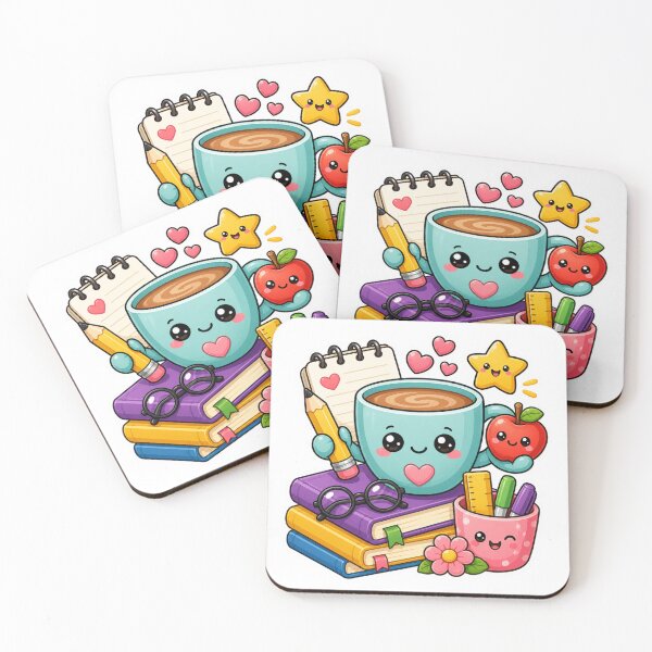 Item preview, Cute Teacher Coffee | Kawaii School Supplies Teacher Gift designed and sold by Pixanova.