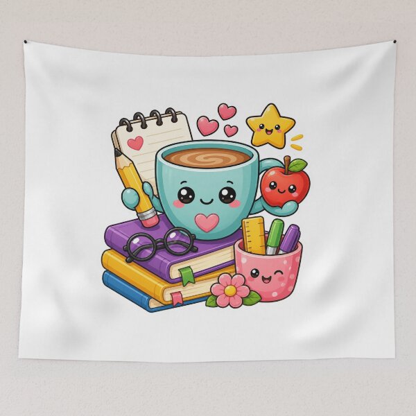 Item preview, Cute Teacher Coffee | Kawaii School Supplies Teacher Gift designed and sold by Pixanova.