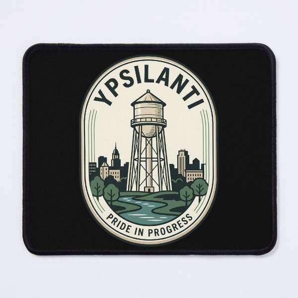 Item preview, Vintage Travel Emblem Ypsilanti Michigan Water Tower designed and sold by k3rstman1.