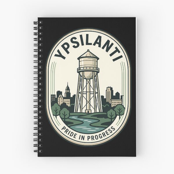 Item preview, Vintage Travel Emblem Ypsilanti Michigan Water Tower designed and sold by k3rstman1.