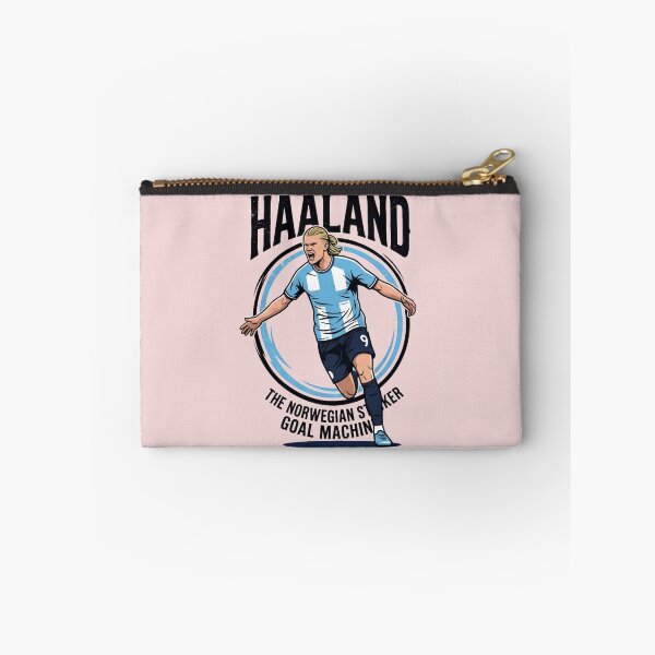 Item preview, The Norwegian Goal Machine - Haaland Football Illustration designed and sold by Numair  Baig.