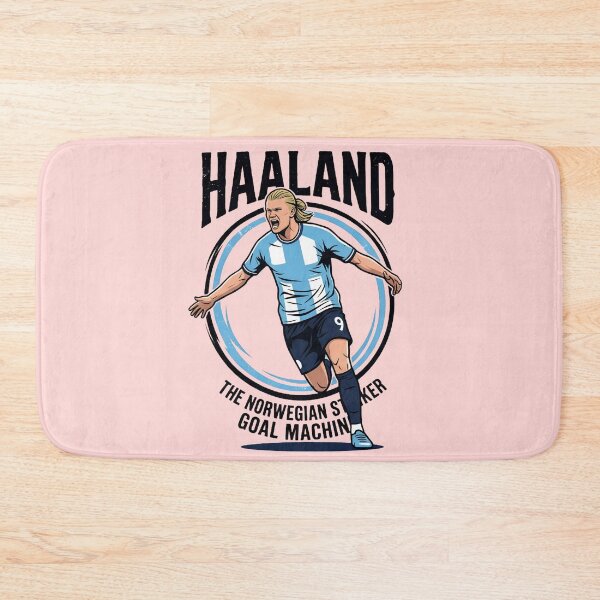 Item preview, The Norwegian Goal Machine - Haaland Football Illustration designed and sold by Numair  Baig.