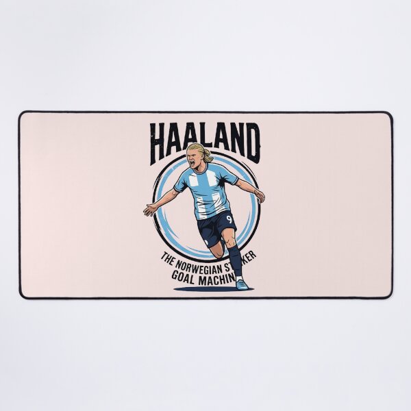 Item preview, The Norwegian Goal Machine - Haaland Football Illustration designed and sold by Numair Baig.