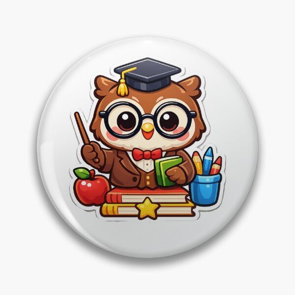 Item preview, Cute Teacher Owl | Kawaii Owl Teacher Gift for School designed and sold by Pixanova.