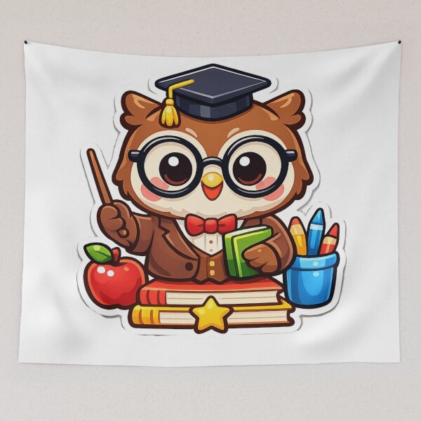 Item preview, Cute Teacher Owl | Kawaii Owl Teacher Gift for School designed and sold by Pixanova.