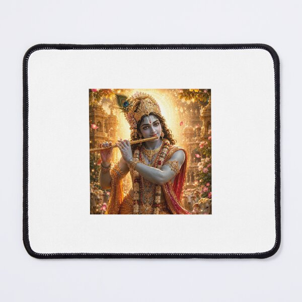 Item preview, lord shree krishna cute aesthetic design  designed and sold by MoodByte .
