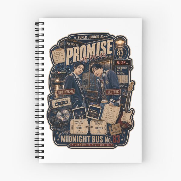 Item preview,  Leeteuk Heechul Promise Retro Band Style Design designed and sold by Valeree Store.
