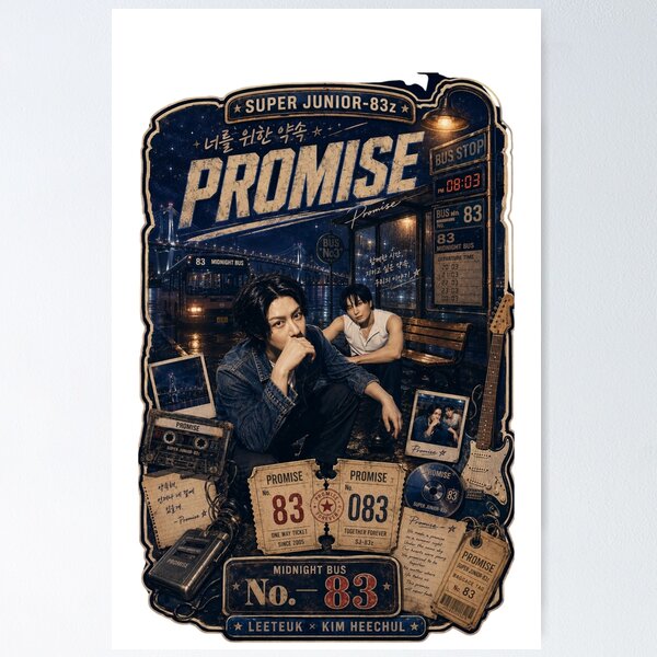 Item preview, Super Junior 83z Eternal Friendship Film Poster designed and sold by Valeree Store.