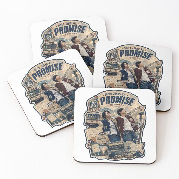 Item preview, Super Junior 83z Promise Vintage Friendship Poster designed and sold by Valeree Store.