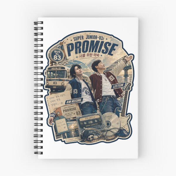 Item preview, Super Junior 83z Promise Vintage Friendship Poster designed and sold by Valeree Store.