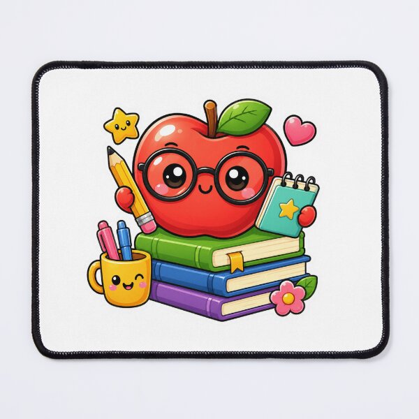 Item preview, Cute Teacher Apple | Kawaii School Teacher Gift designed and sold by Pixanova.