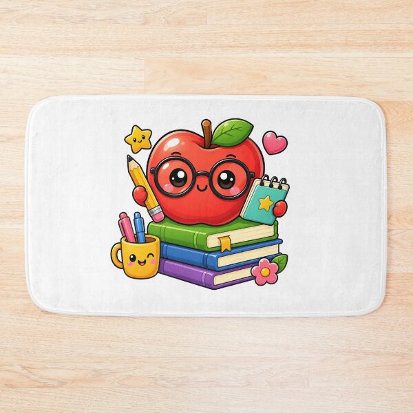 Item preview, Cute Teacher Apple | Kawaii School Teacher Gift designed and sold by Pixanova.