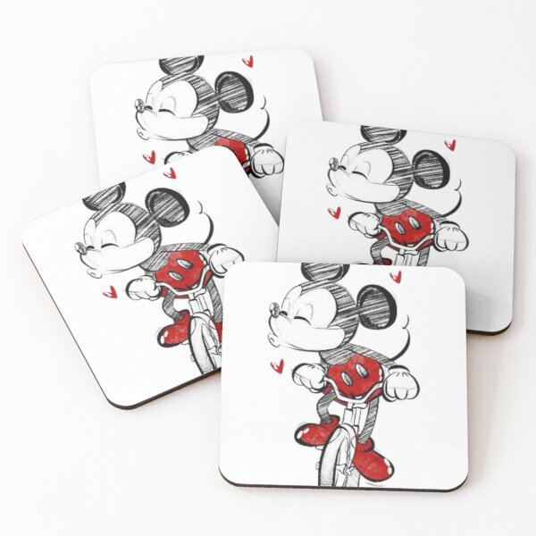 Item preview, Cute Cartoon Mouse Riding Bicycle | Fun Cycling Character Design designed and sold by RajDeals.