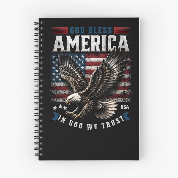 Item preview, God Bless America - Majestic Bald Eagle & Vintage USA Flag Patriotic Design designed and sold by Peter Kaul.