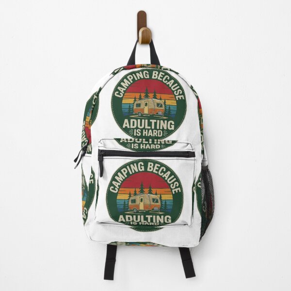 Item preview, Camping Because Adulting Is Hard designed and sold by GabeMountainArt.