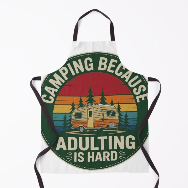 Item preview, Camping Because Adulting Is Hard designed and sold by GabeMountainArt.