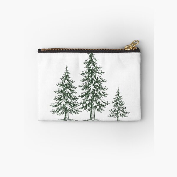 Item preview, Evergreen Trio: Minimalist Pine Tree Forest Illustration designed and sold by 63Hotpeppers.