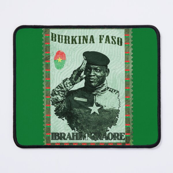 Item preview, Ibrahim Traore Burkina Faso Vintage Postage Stamp Pan-African Art designed and sold by Youngkev-arts.
