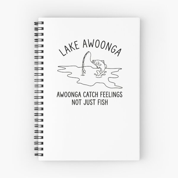 Item preview, Lake Awoonga Catch Feelings Fishing Line Art Illustration designed and sold by Yellowriversss.