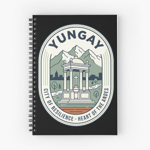 Item preview, Yungay Peru Vintage Travel Emblem Andes Mountains designed and sold by k3rstman1.