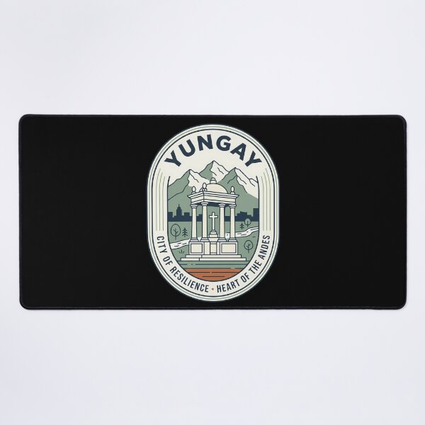 Item preview, Yungay Peru Vintage Travel Emblem Andes Mountains designed and sold by k3rstman1.