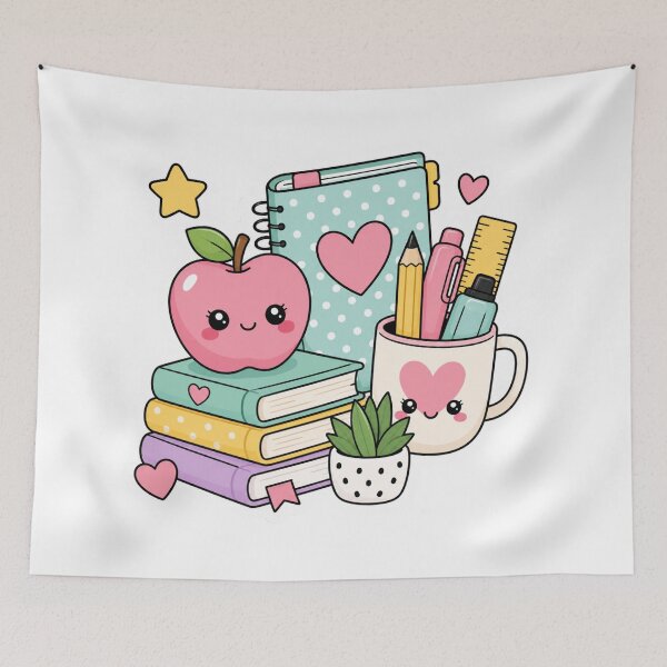 Item preview, Cute Teacher Planner | Kawaii School Supplies Gift designed and sold by Pixanova.