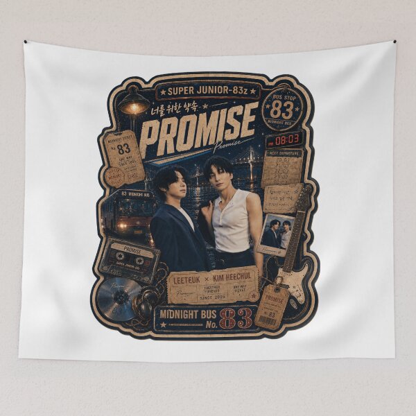 Item preview, Leeteuk Heechul Promise Polaroid Memory Collage designed and sold by Valeree Store.