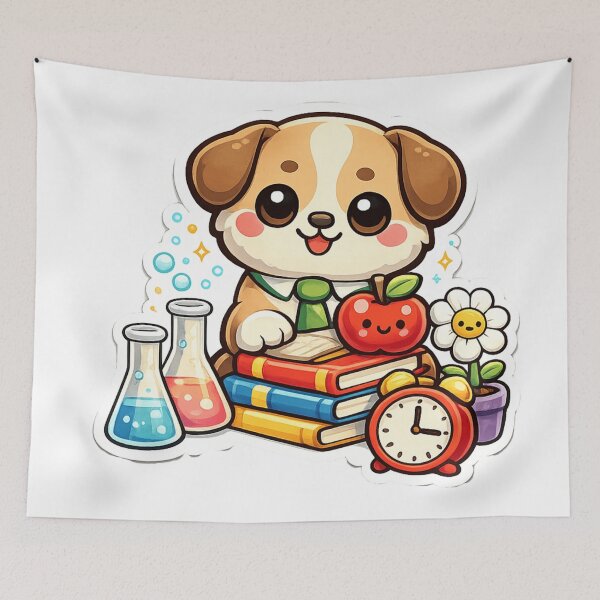 Item preview, Cute Teacher Puppy | Kawaii School Dog Gift designed and sold by Pixanova.