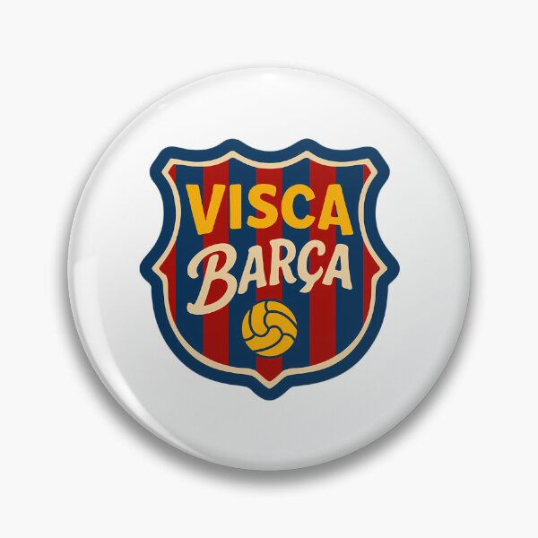 Item preview, Fc Barcelona Visca Barca Badge designed and sold by lenadimoto.