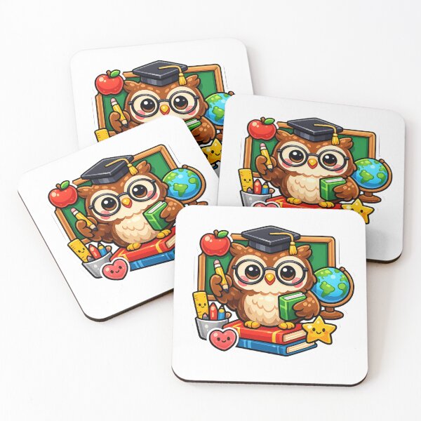 Item preview, Cute Teacher Owl | Kawaii School Teacher Gift designed and sold by Pixanova.
