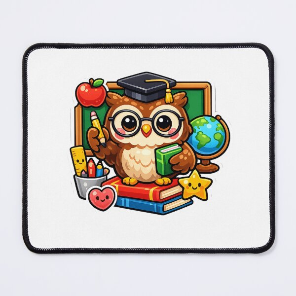 Item preview, Cute Teacher Owl | Kawaii School Teacher Gift designed and sold by Pixanova.