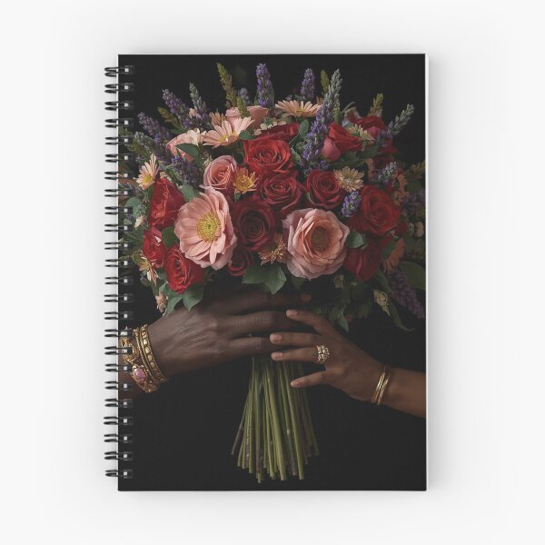 Item preview, Grandmother and Grandchild Hands Holding Flowers | Black Family Bouquet Botanical Art | Generational Love Floral Print T-Shirt designed and sold by Desolaa_Arts.