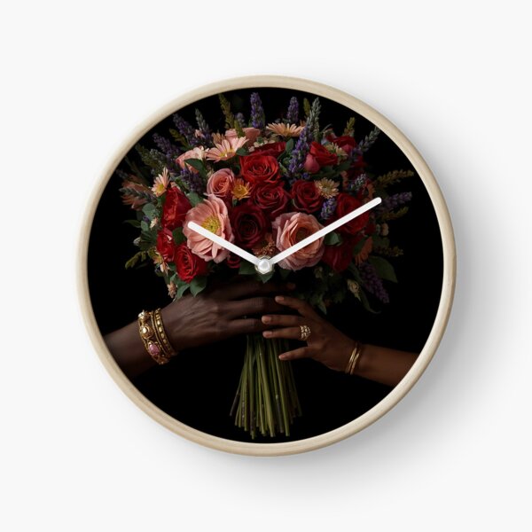 Item preview, Grandmother and Grandchild Hands Holding Flowers | Black Family Bouquet Botanical Art | Generational Love Floral Print T-Shirt designed and sold by Desolaa_Arts.