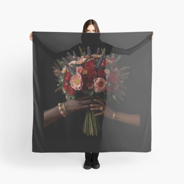 Item preview, Grandmother and Grandchild Hands Holding Flowers | Black Family Bouquet Botanical Art | Generational Love Floral Print T-Shirt designed and sold by Desolaa_Arts.