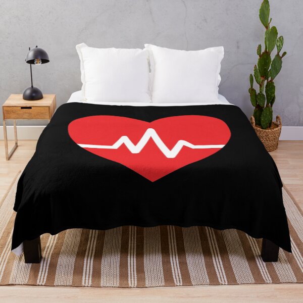 Item preview, Gráfico de la línea de vida del electrocardiograma (ECG) del latido cardíaco designed and sold by Dmo3HarkoArt.