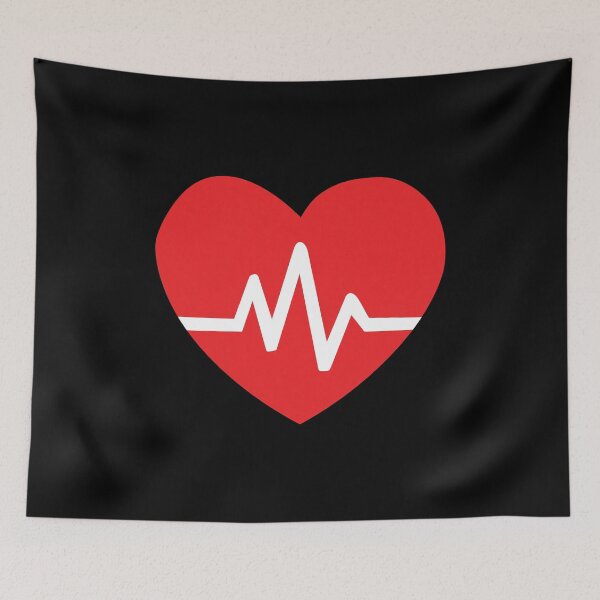 Item preview, Heartbeat EKG Life Line Graphic designed and sold by Dmo3HarkoArt.