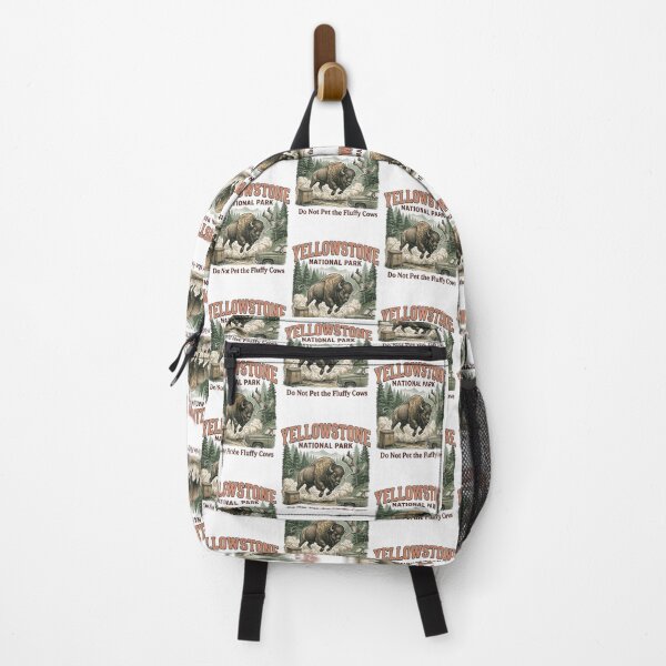 Item preview, Yellowstone Do Not Pet The Fluffy Cows , Funny Bison Meme , National Park designed and sold by ArtCreations79.