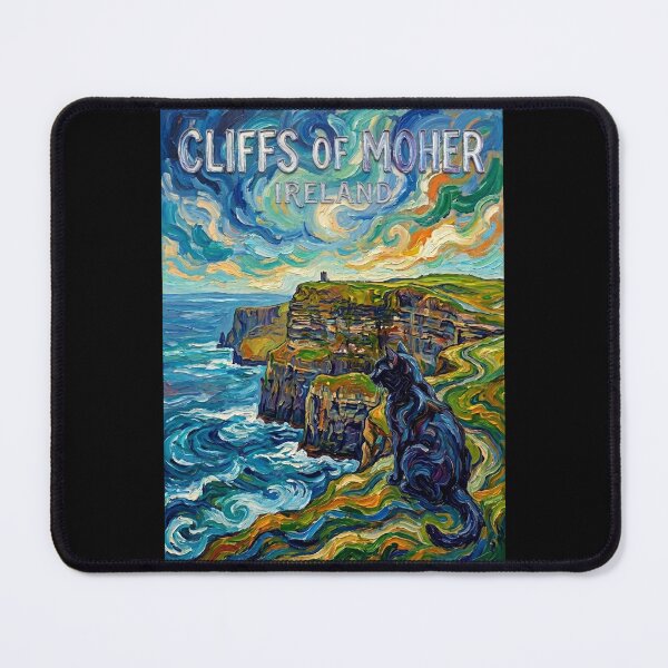 Item preview, Ireland Cliffs of Moher Travel Art designed and sold by dudelinart.