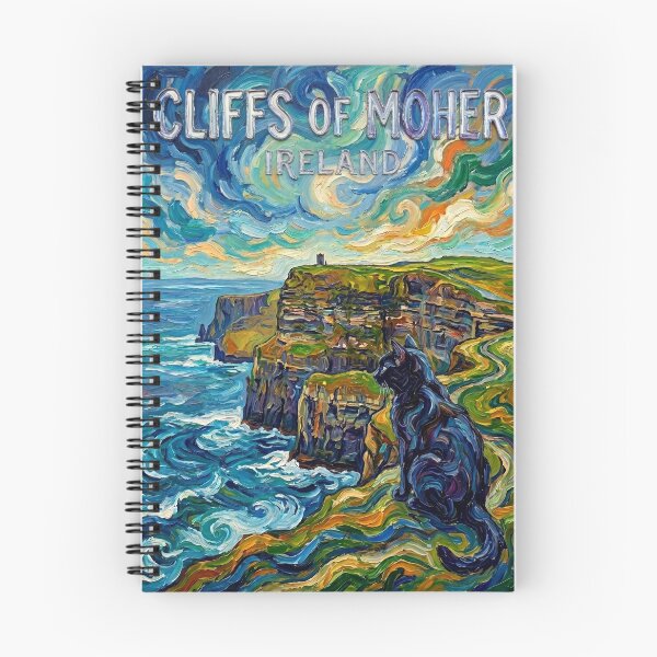 Item preview, Ireland Cliffs of Moher Travel Art designed and sold by dudelinart.